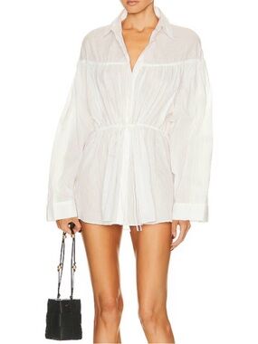 Matteau Embroidered Drawcord Tunic